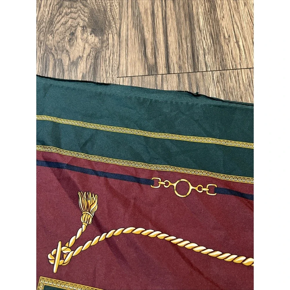 Vintage 80's Polo Ralph Lauren Uni Crest Pony Scarf 